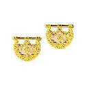 Kahilah's Gold-Plated Silver Earring (KC13)