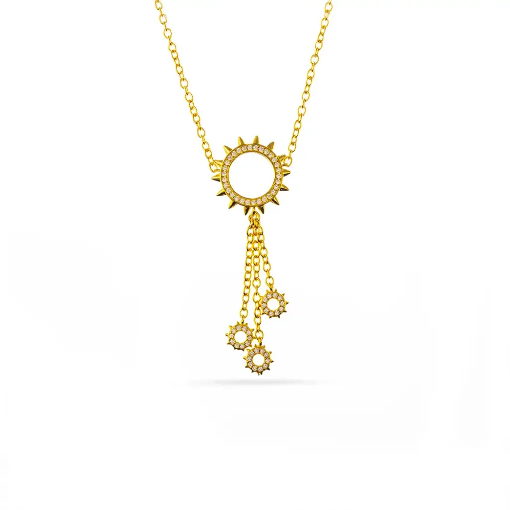 Mushawak's Gold-Plated Silver Necklace - Small (MC19)
