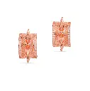Mushawak's Rose Gold-Plated Silver Earrings - Large (MC2)