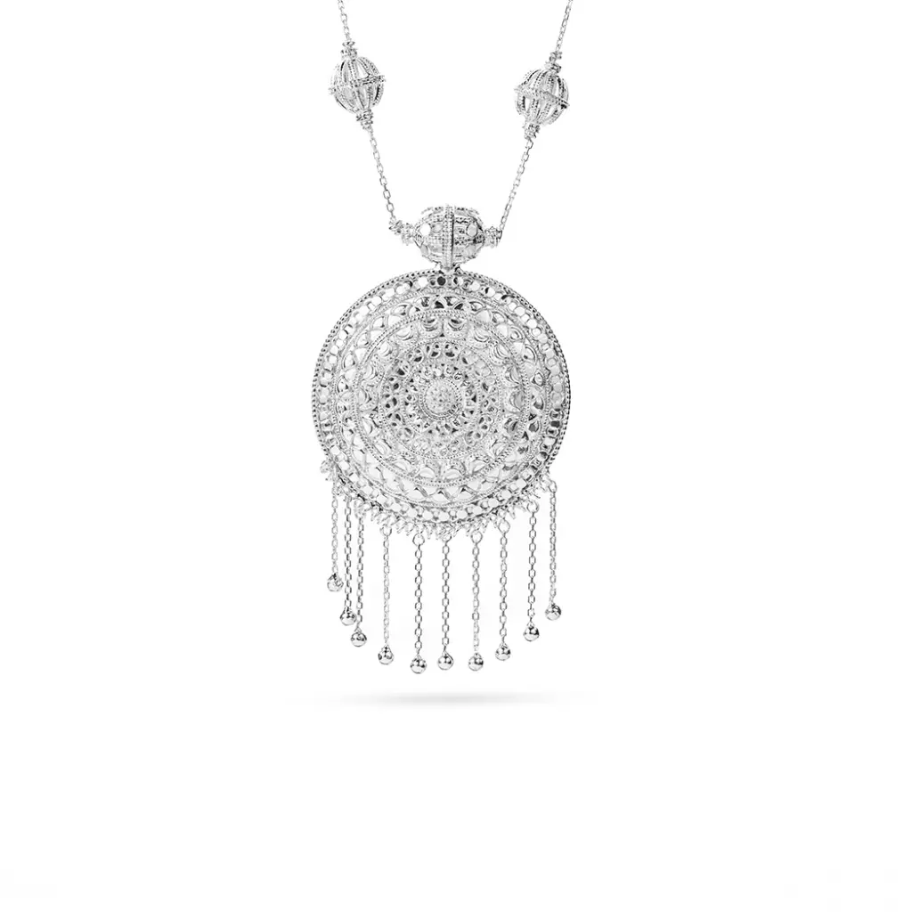 Omani Silver Necklace - Merriyah (ON70)