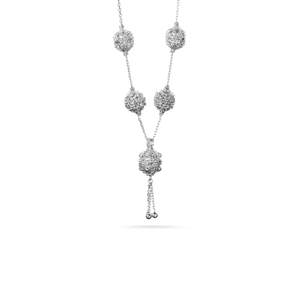 Omani Silver Necklace - rosary (ON162)