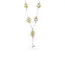 Omani Silver Necklace,  partially gold plated - rosary (ON160)