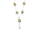 Omani Silver Necklace,  partially gold plated - rosary (ON164)
