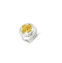 Omani Silver Ring, partialy gold plated  (OR57)