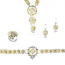 Omani Sliver Set,  partially gold plated- Al-Adha Eid (OS97)