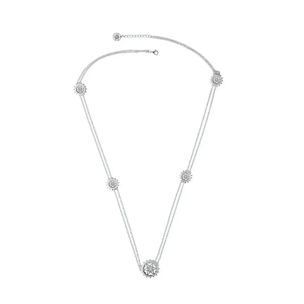 Spiky's Silver Necklace - Large (SPC14)