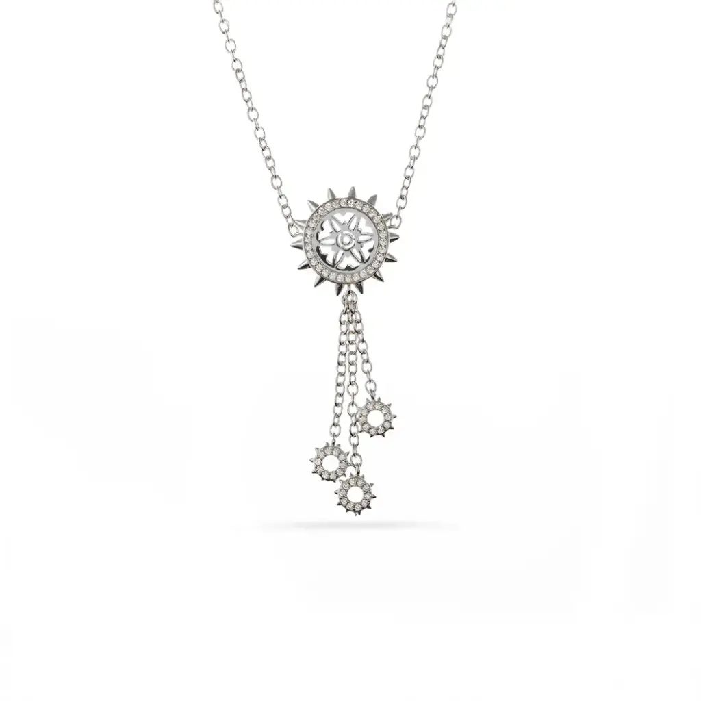 Spiky's Silver Necklace - Small (SPC10)