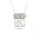 Alia's Silver Necklace with Drops - Small (AC6)