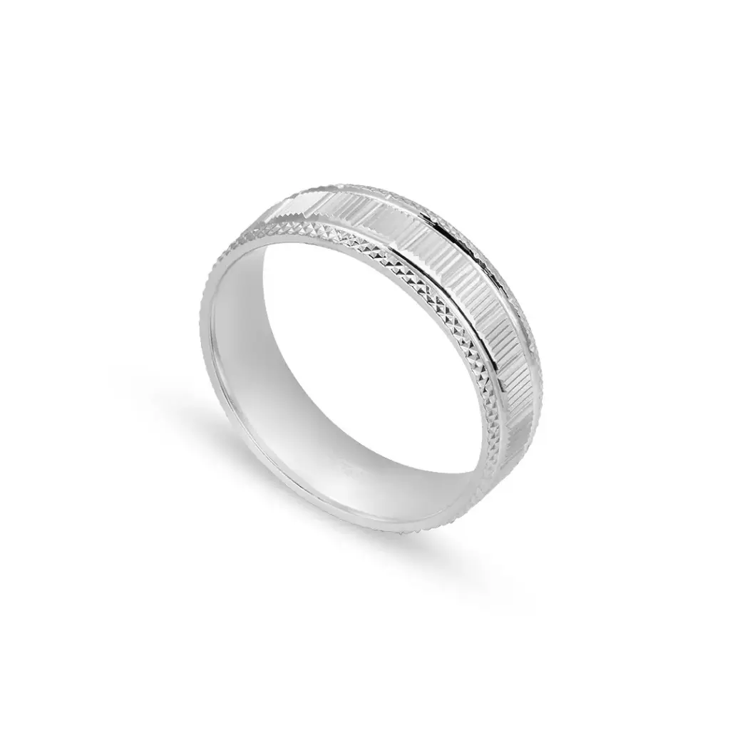 Men Silver Engagement Ring (MER79)