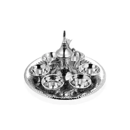 [H08477] A set of a coffee pot, cups and a tray (A1)