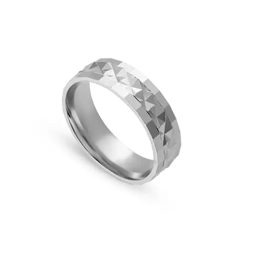 Men Silver Engagement Ring (MER78)