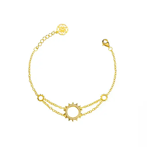 [p7038] Mushawak's Gold-Plated Silver Bracelet (MC13)