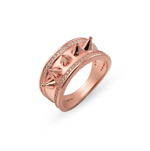Mushawak's Rose Gold-Plated Silver Ring - Small (MC12)