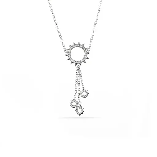 [p0177] Mushawak's Silver Necklace - Small (MC17)