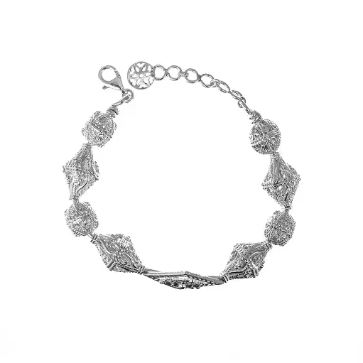 [p4403] Omani Silver Teembe Bangle (OTB129)