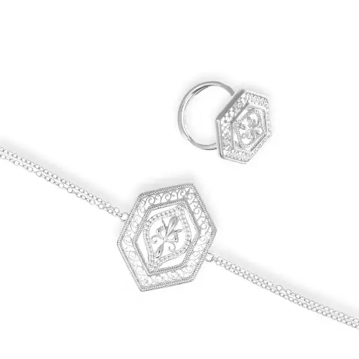 طقم اسوارة وخاتم (BR012)
